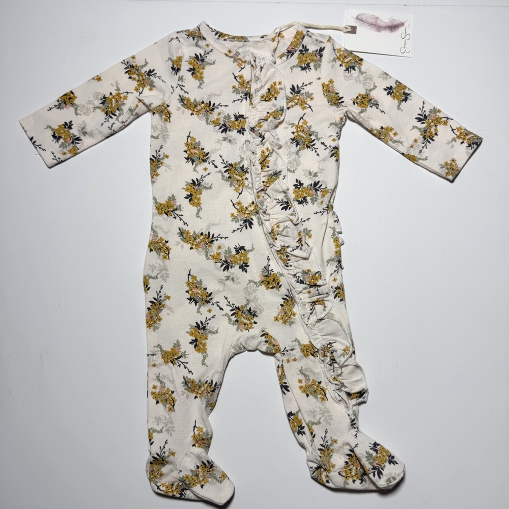 Jessica Simpson Floral One Piece Size 0-3 M NWT